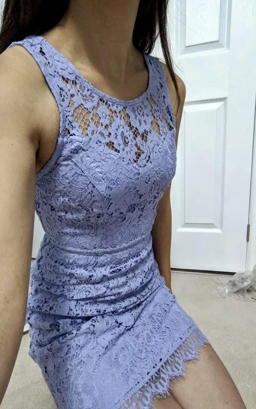Petite wife’s tight dress