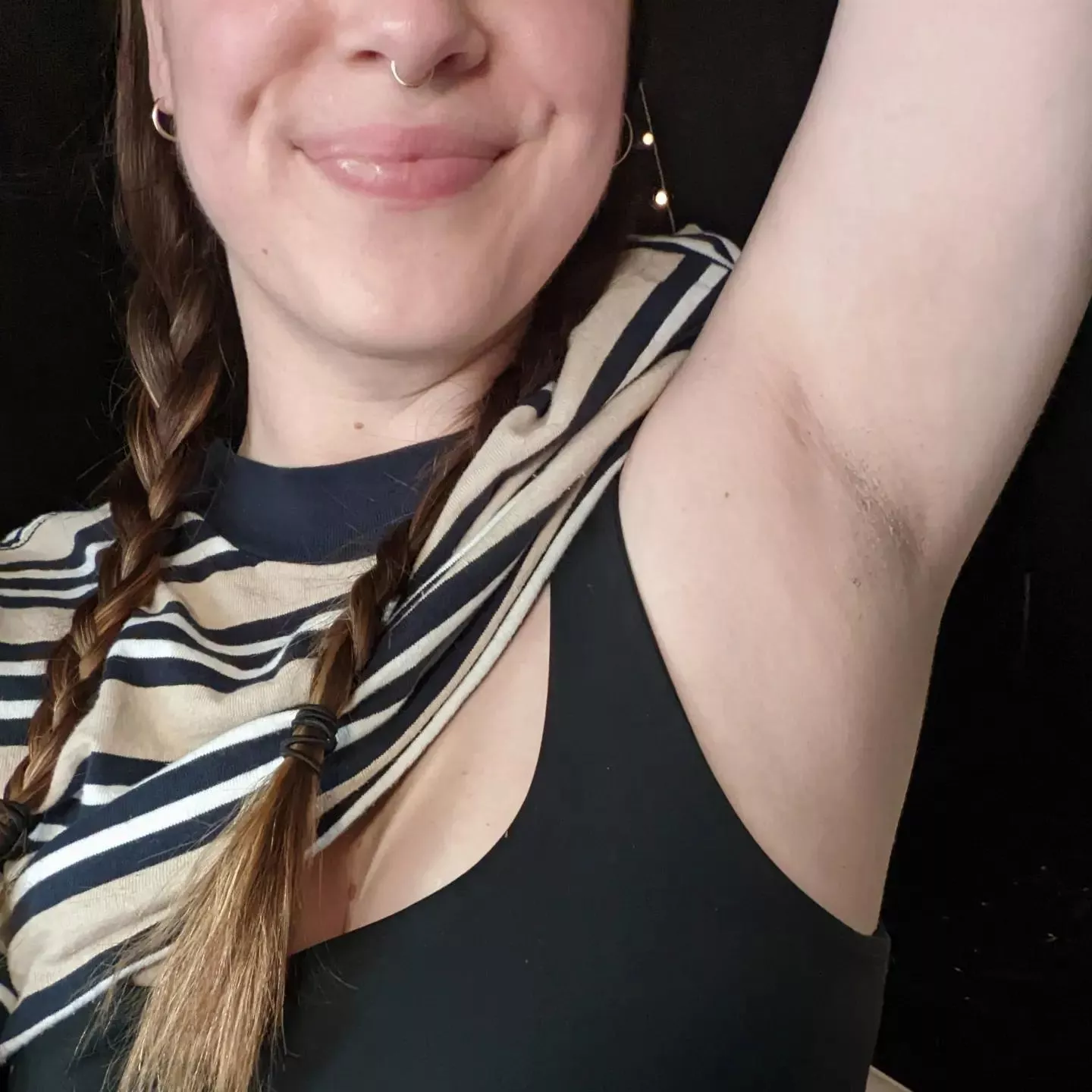 pigtails & shaved pits 🤗