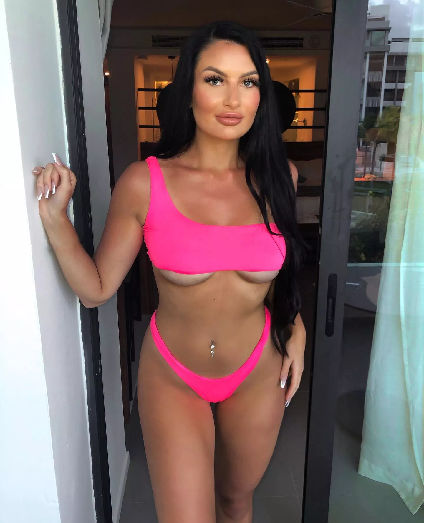Pink bikini