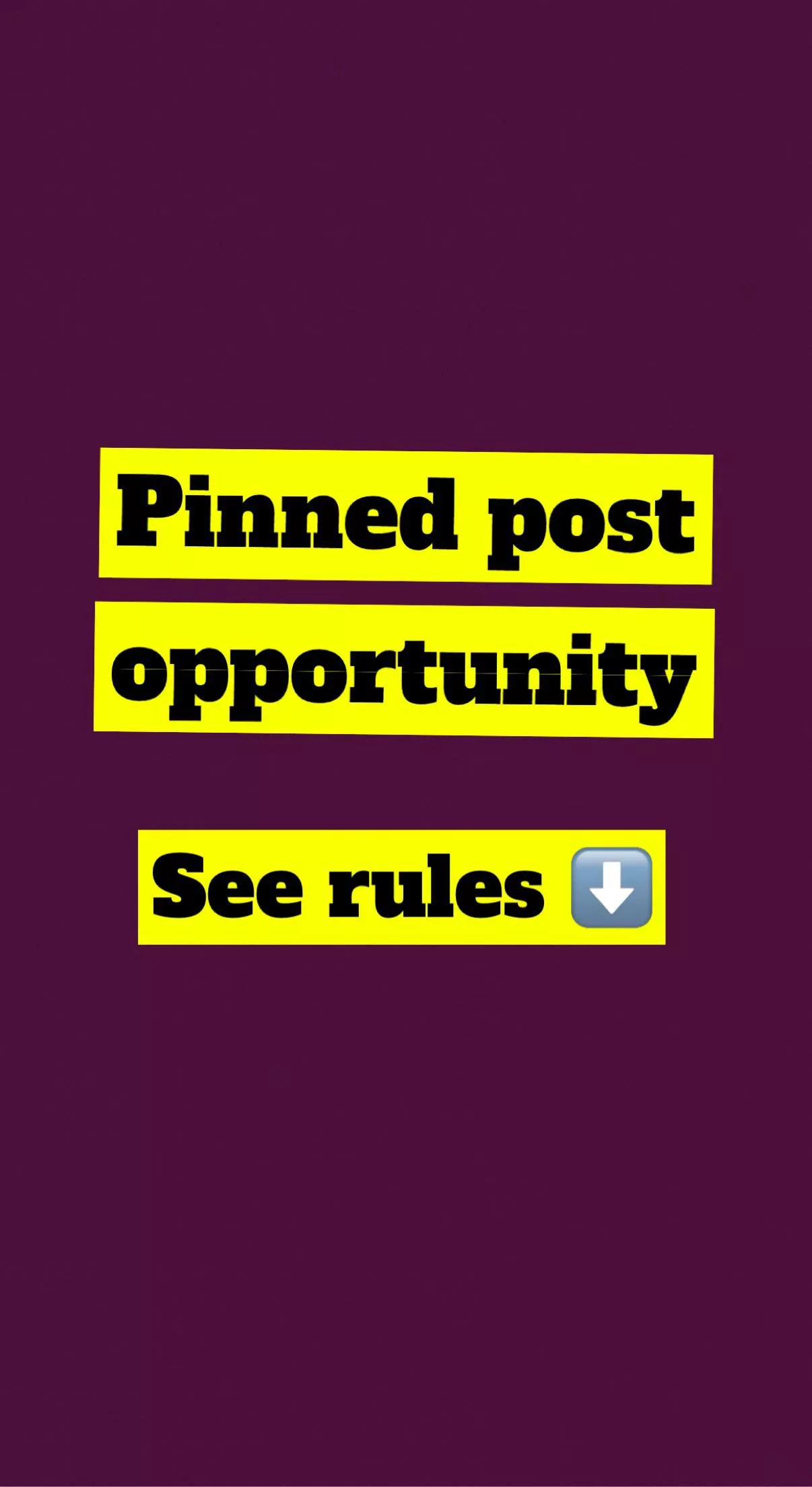🔰PINNED POST CONTEST IS UP🔰 PLEASE READ RULES.