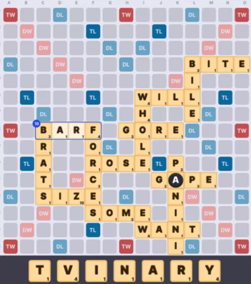 played Scrabble with my boytoy & our board was very suggestive (╯°□°;)