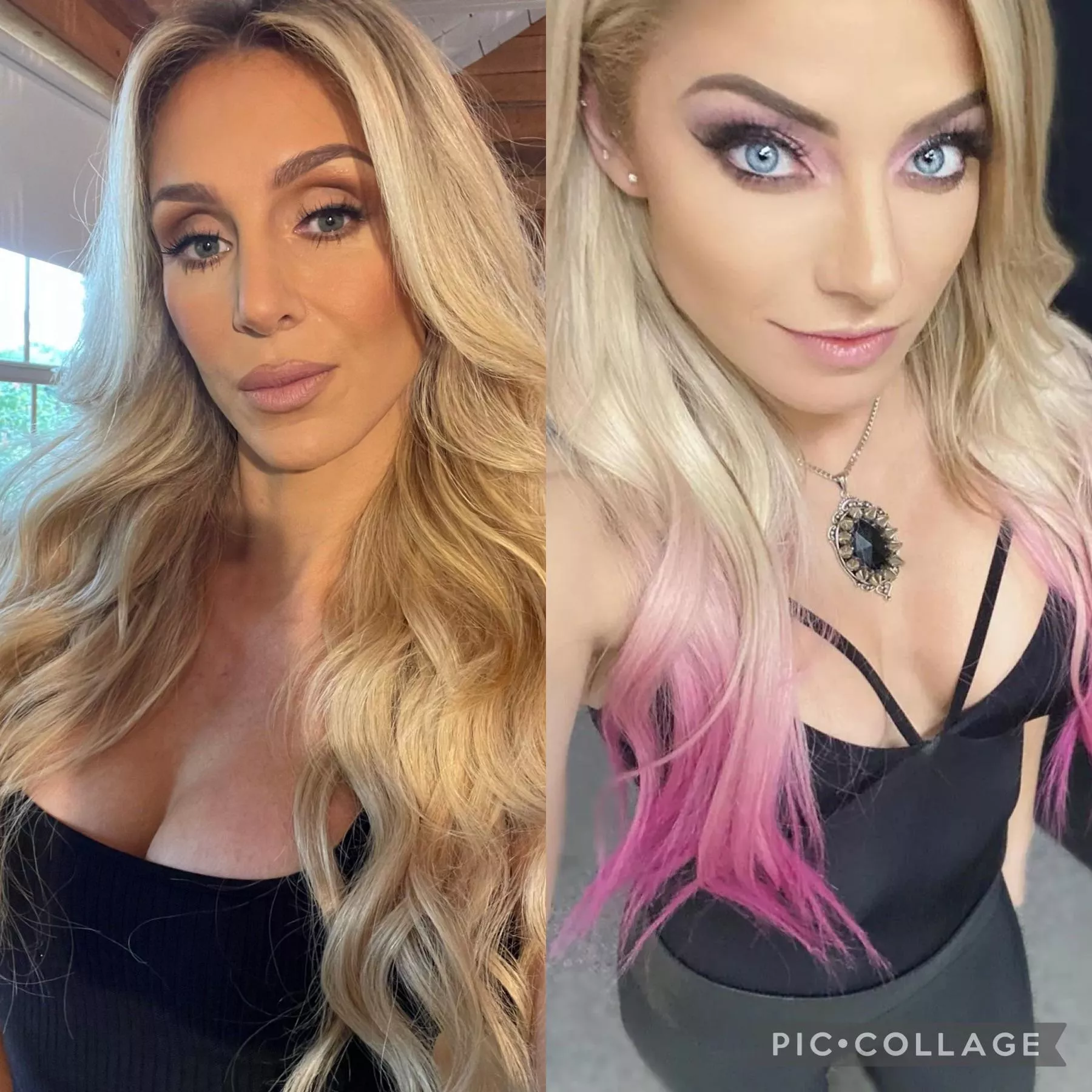 Please give me a JOI and dominate me as Charlotte Flair or Alexa Bliss