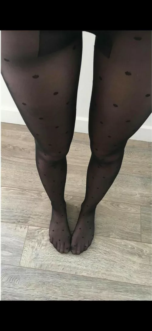 Polka dot tights