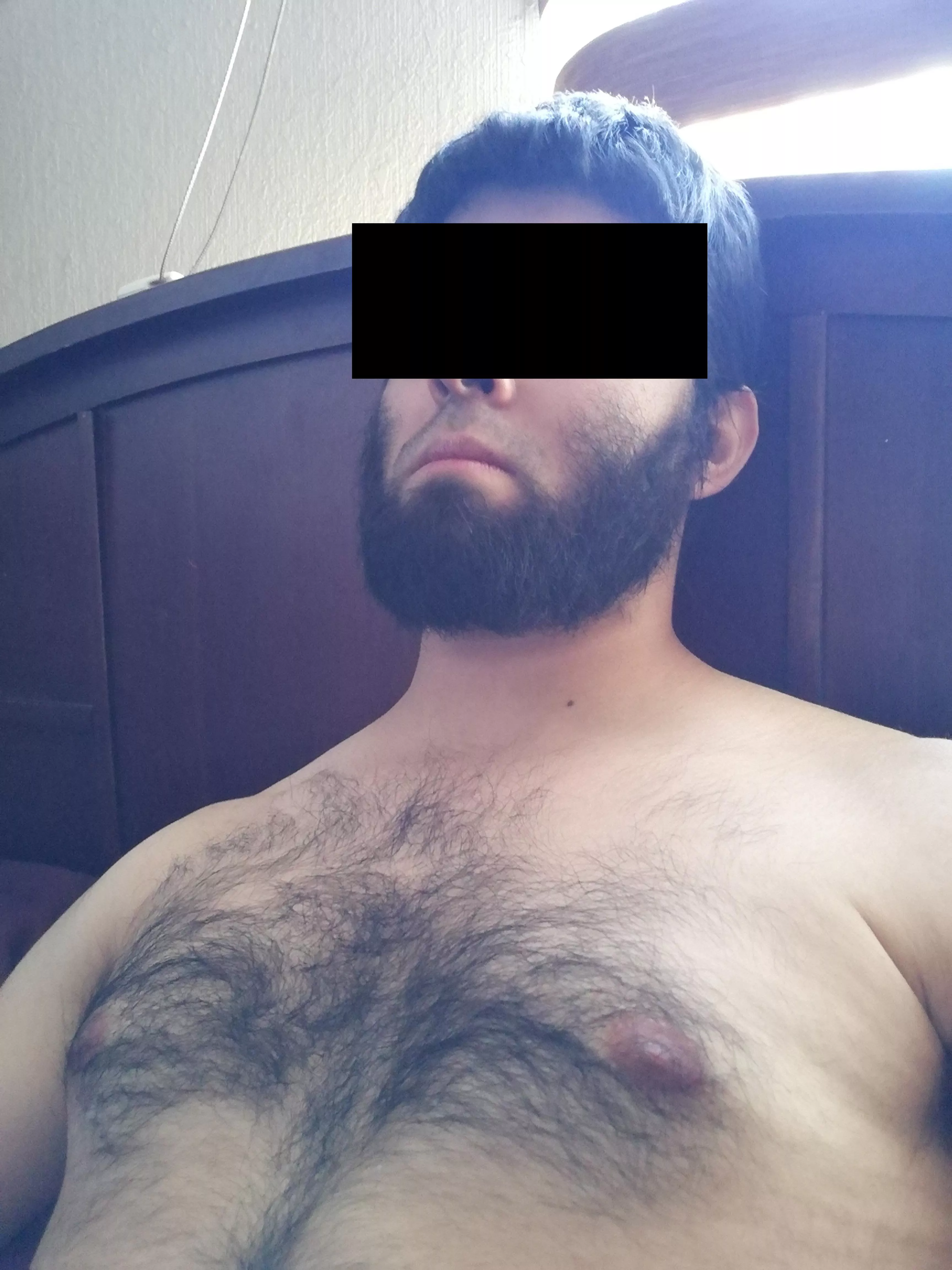 Posing in bed