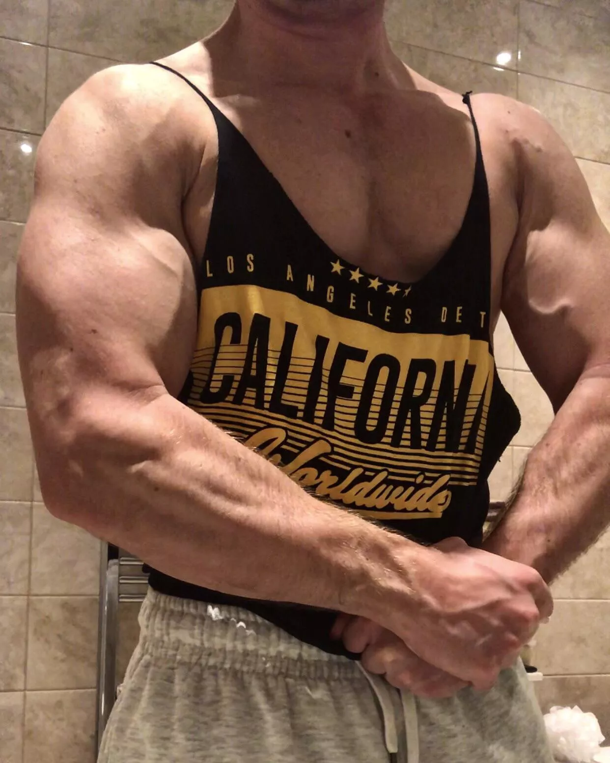 Post gym pump 😃