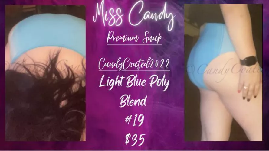 🍭 PoTD! Soft blue and currently one of my faves! [Selling] panties 🍭 socks 🍭 GFE 🍭 sexting 🍭 vials 🍭 edibles 🍭 video dick rates 🍭 erotica 🍭 erotic asmr 🍭 gentle domme