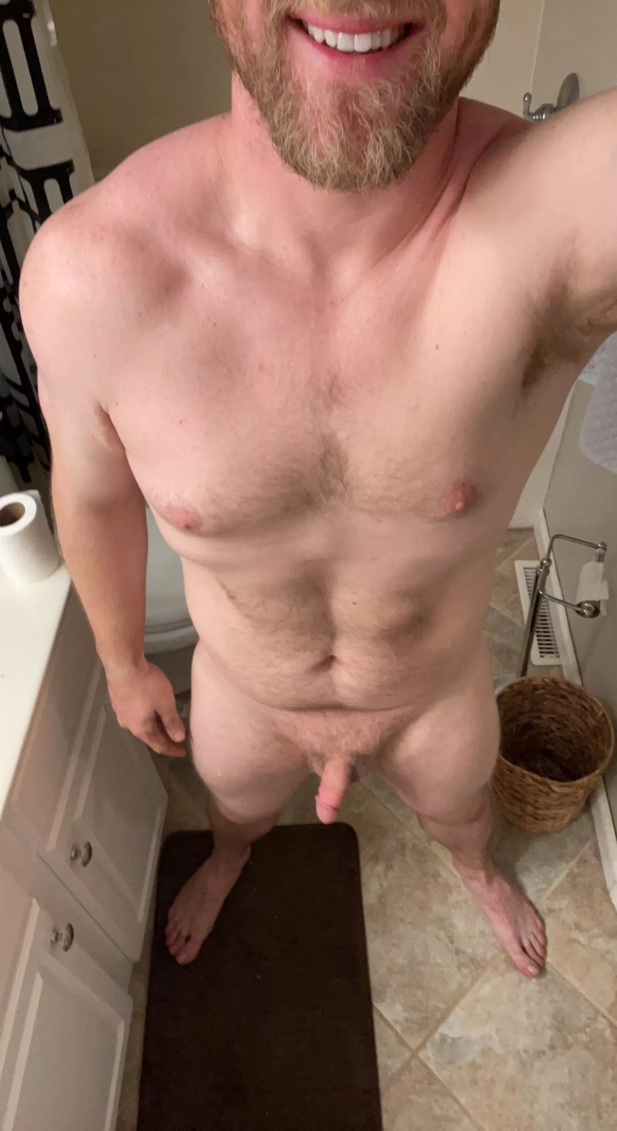 Pre-shower selfie