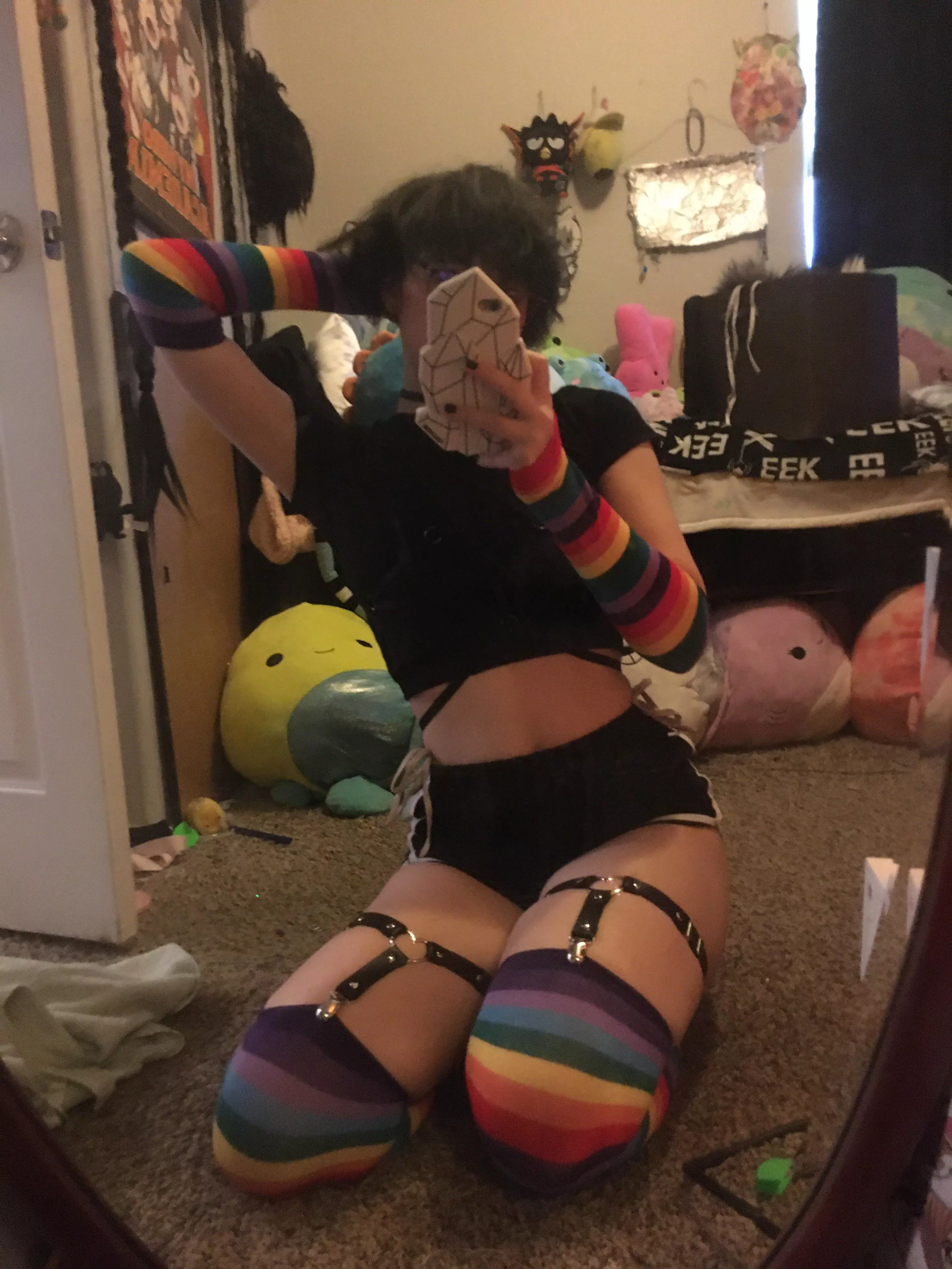 Promise this is the last post here today but I realized you can’t see the harness or garter belts very well in the last one. Promise this is the last post here today but I realized you can’t see the harness or garter belts very well in the last one.