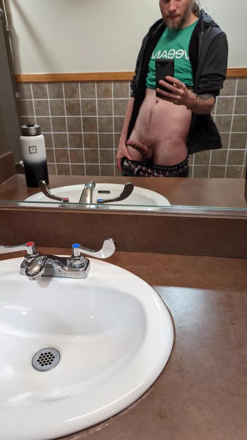Public bathroom hardon. You should have been there!