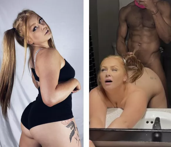 Pull that dress and hair