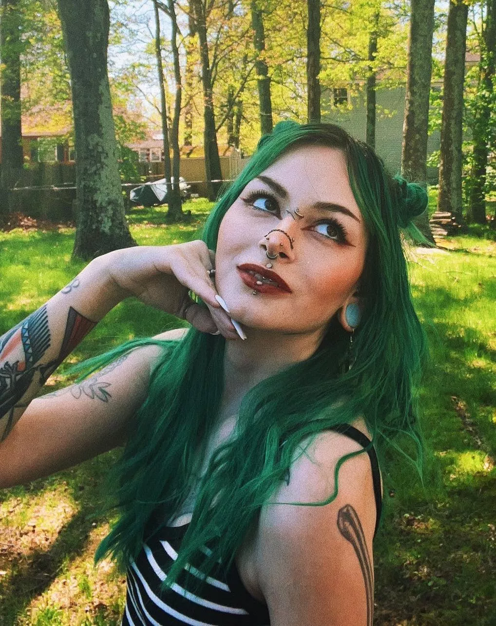 Pulp Riot’s Absinthe— loved the weather today; can you guess my favorite color? 🧚🏻