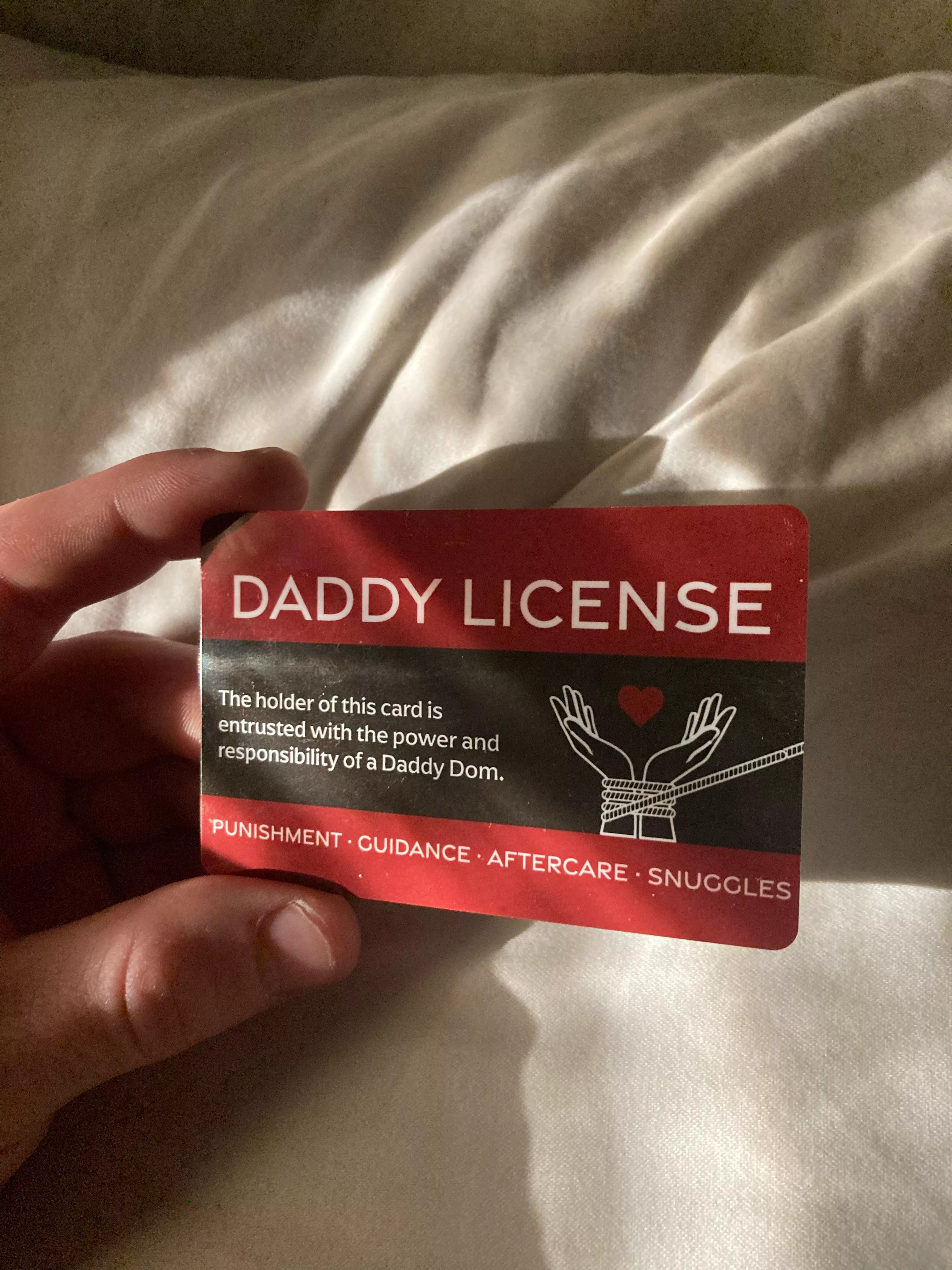 Punishment. Guidance. Aftercare. Snuggles. Daddy License is always on me and always in effect😈🦮💆♀️🤗🥰 Punishment. Guidance. Aftercare. Snuggles. Daddy License is always on me and always in effect😈🦮💆♀️🤗🥰