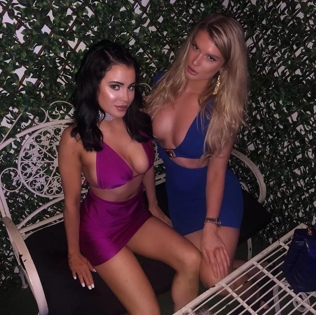 purple or blue