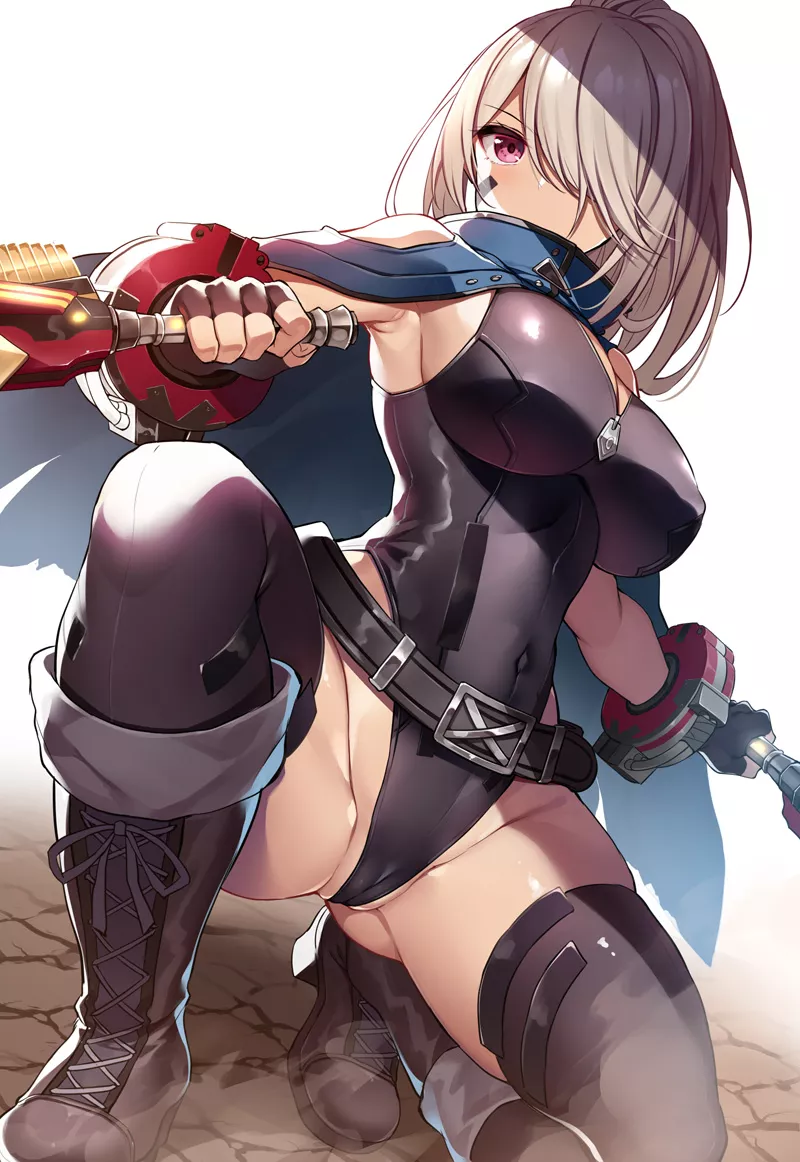 PW-01408 Highleg Leotard (XE) [God Eater]