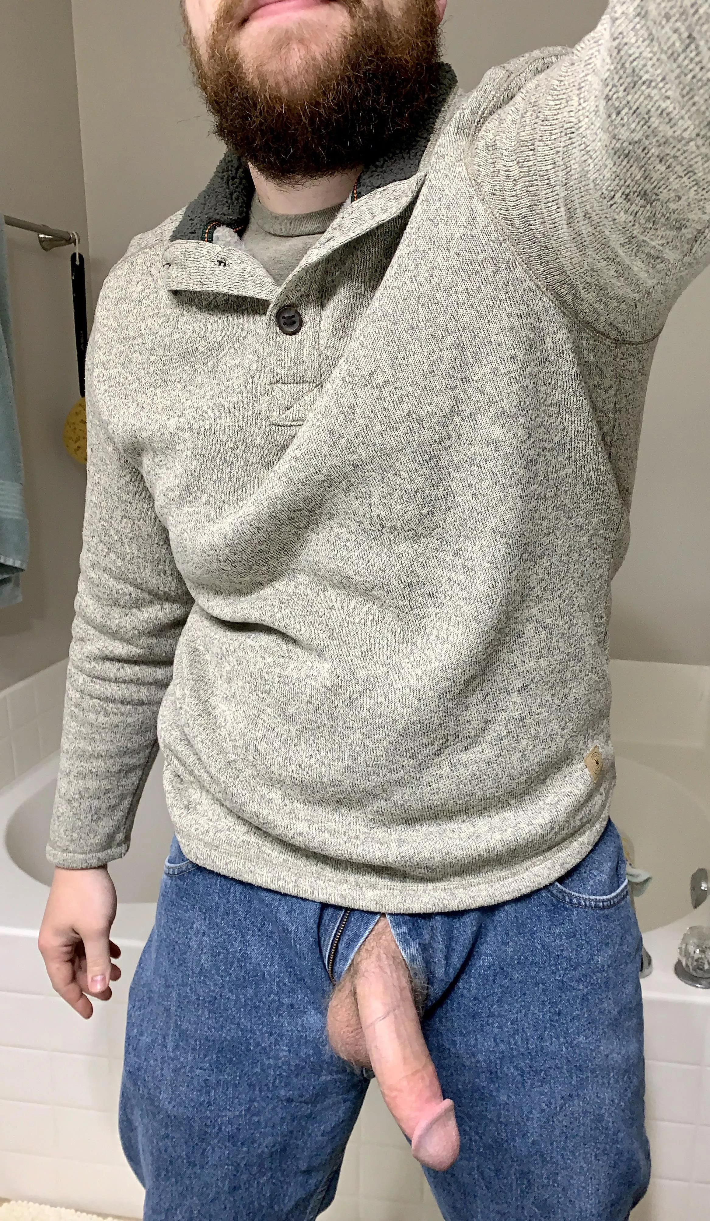 Quick selfie before work.