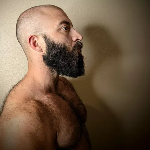 /r/ beards got mad bc I wasn't wearing a shirt, didn't figure you guys would mind tho