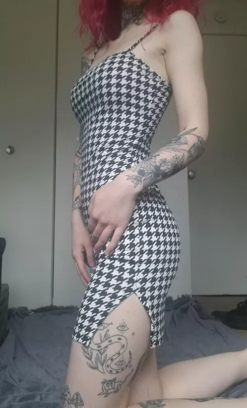 Ready to hiek up my dress and push me over the bed?