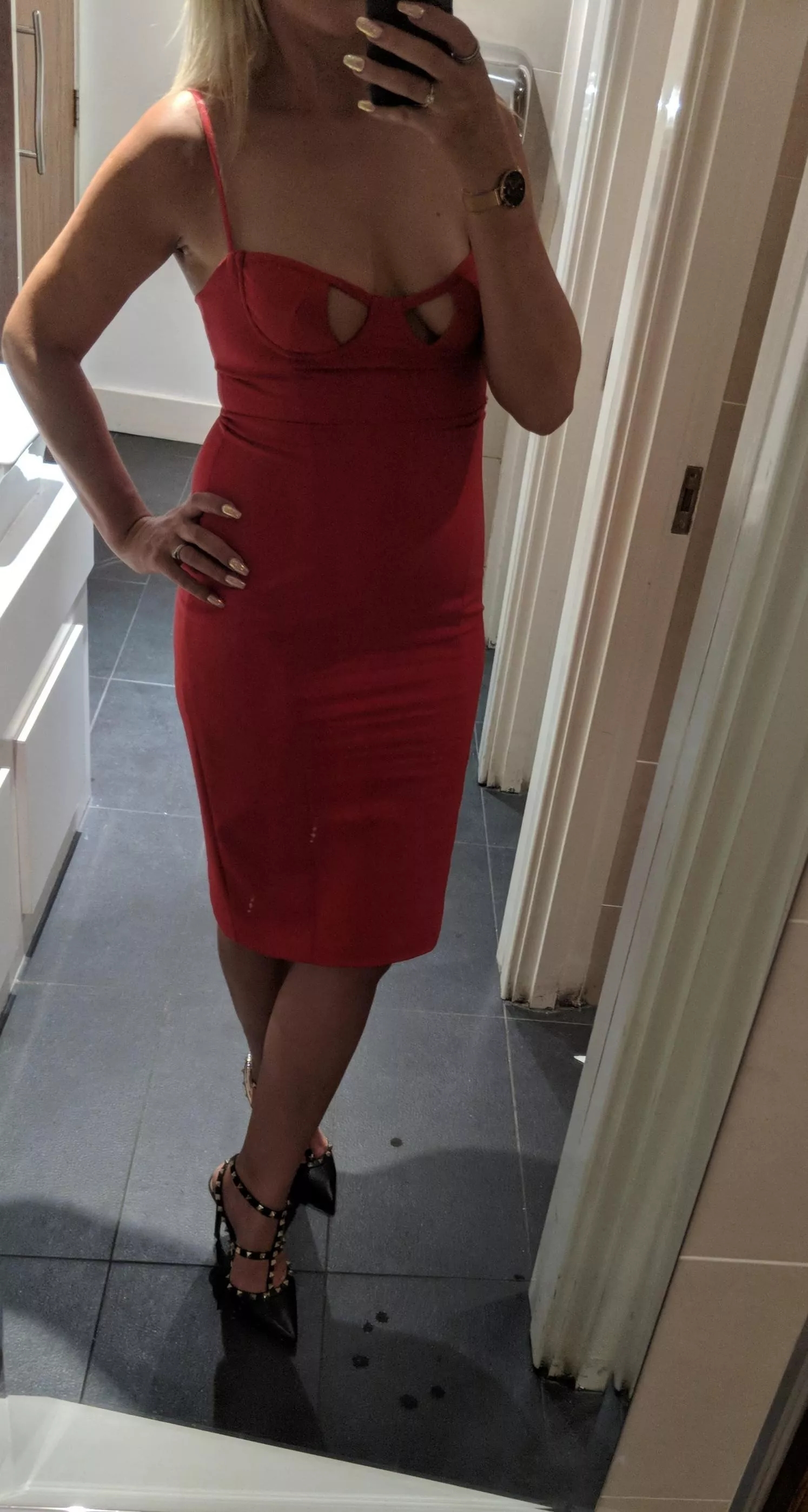red and black