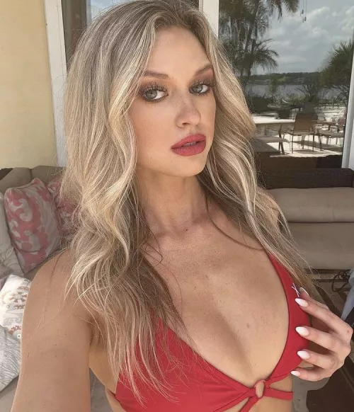 Red bikini