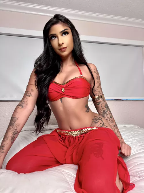 Red Princess Jasmine by Slaysheslays. ✨