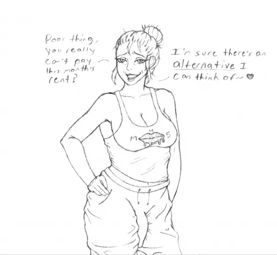 Rent's due [art by me]