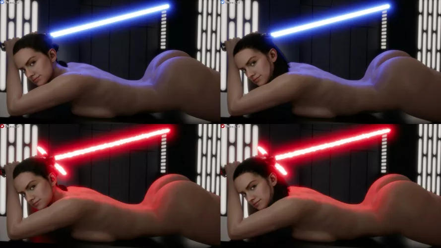 Rey pinup (Nemesis_3d)