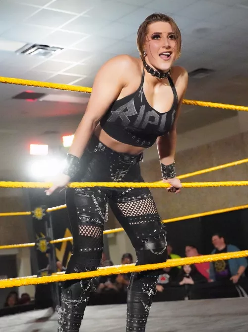 Rhea at an NXT house show