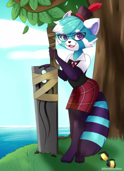 Rikka the Berry Red Panda (Super Animal Royale fanart)