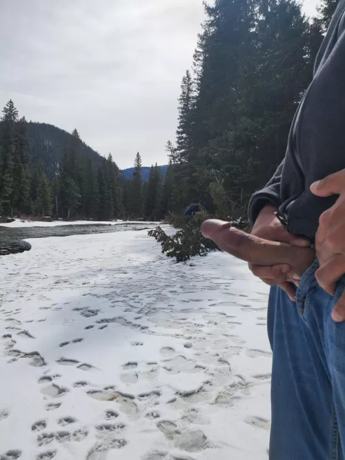 River wood while fishing
