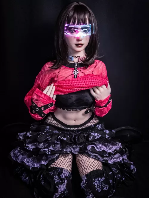 Rocking that cyberpunk style