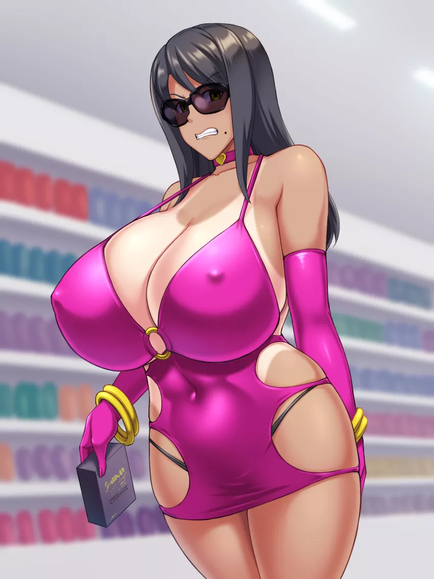 Saionji Aki Angry Bodycon (Kawanuma Uotsuri ) [Original]
