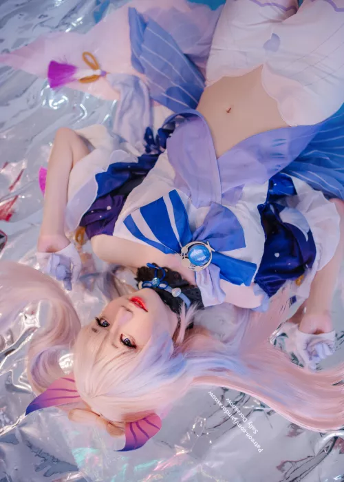 Sangonomiya Kokomi from Genshin by Sally Dorasnow