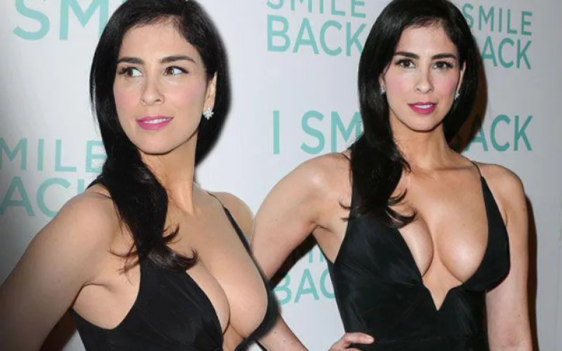 Sarah Silverman and her fat juicy tits got me so thick & hard in my shorts