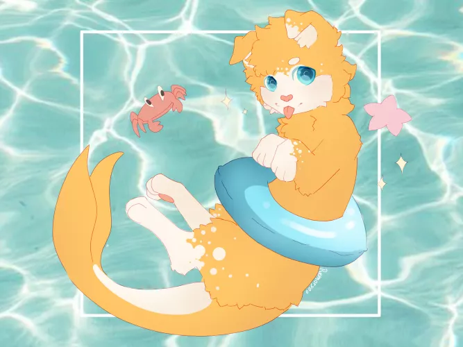 Say hi to my new oc Soda! >:)