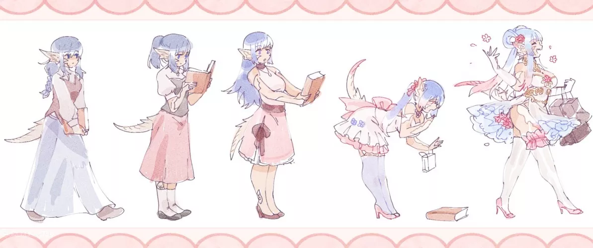 Scholar to Adventurer by Bumbral_bind (Bimboficaiton)