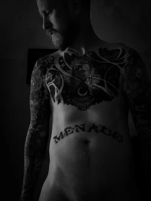 self portrait in the bathroom.