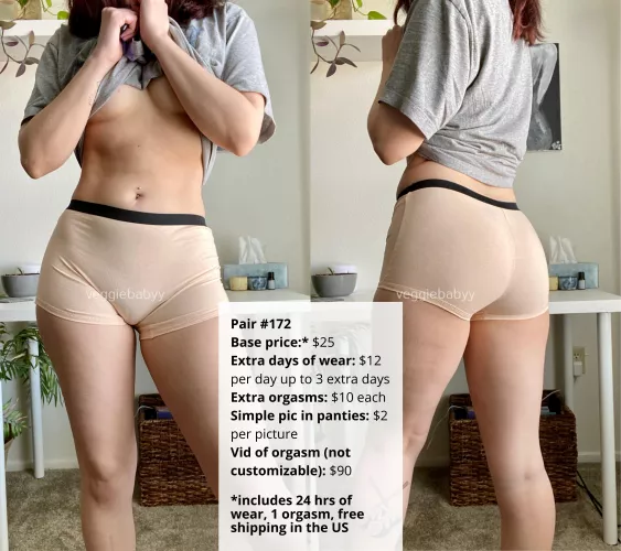 [Selling][US] my panty drawer has pics of me wearing each pair I have available!