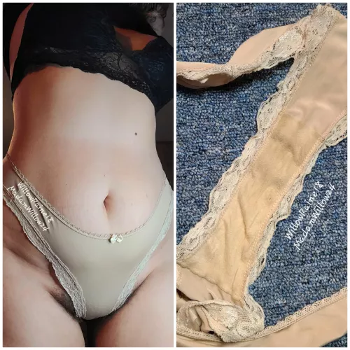 [SELLING]❗VERIFIED❗Ever wanted to know the seductive scent of my sweet, sweaty pussy? 🥵 Here's your chance! 😈 Grab these panties for $65 💦😋 Includes: 4-day wear, 2 mile run daily, 2 orgasms and FREE US shipping! 😘 AVAILABLE FOR IMMEDI