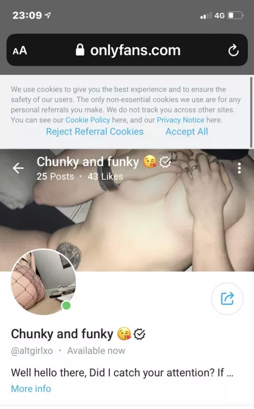 Sexy alt girl - car girl,tattoos, piercings,gamer and takes any suggestions 😍🤤https://onlyfans.com/altgirlxo