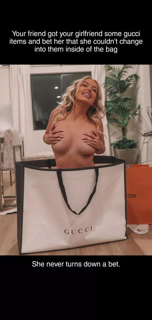 She always accepts challenges