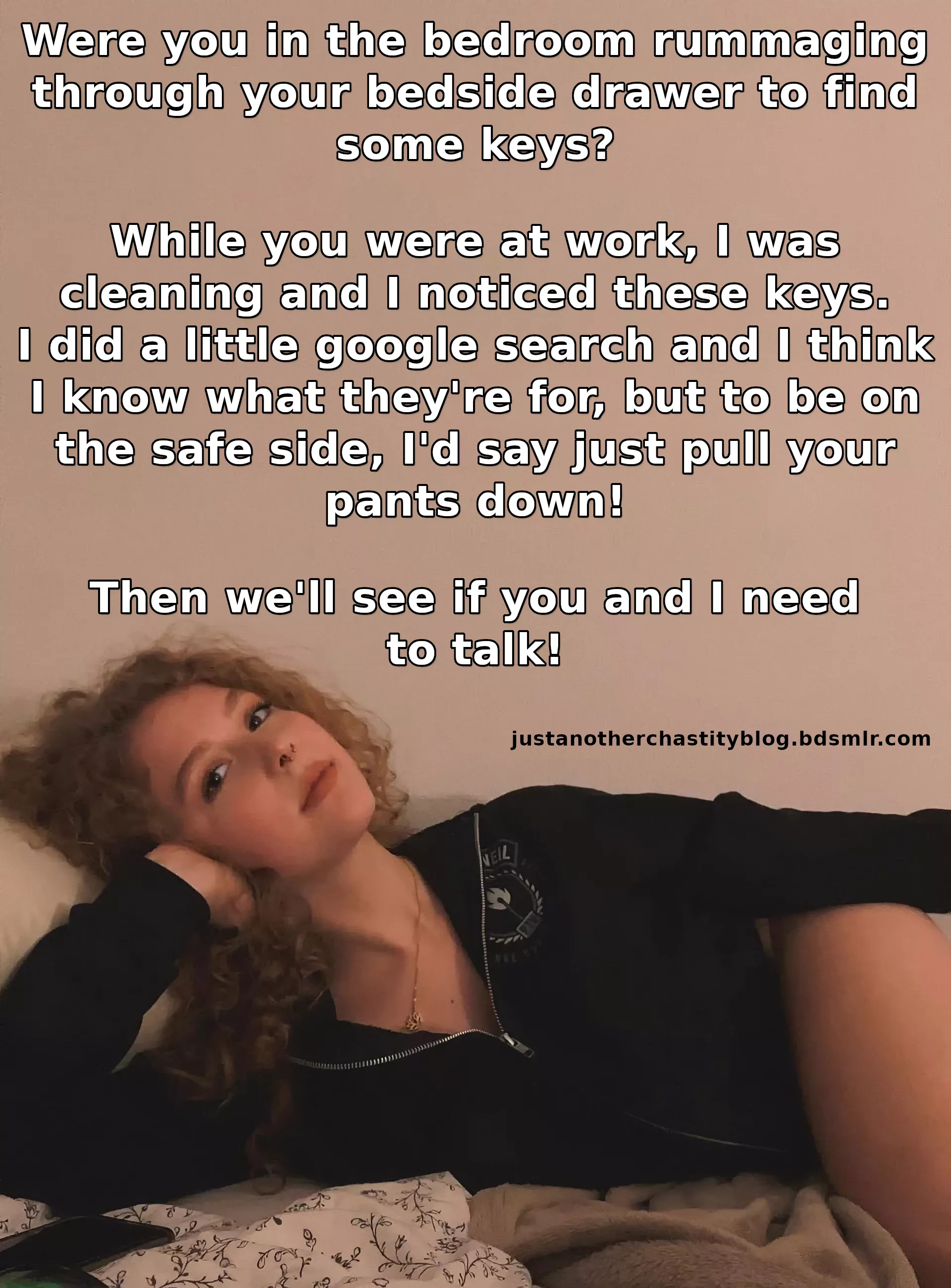 She figured it out, now admit it!