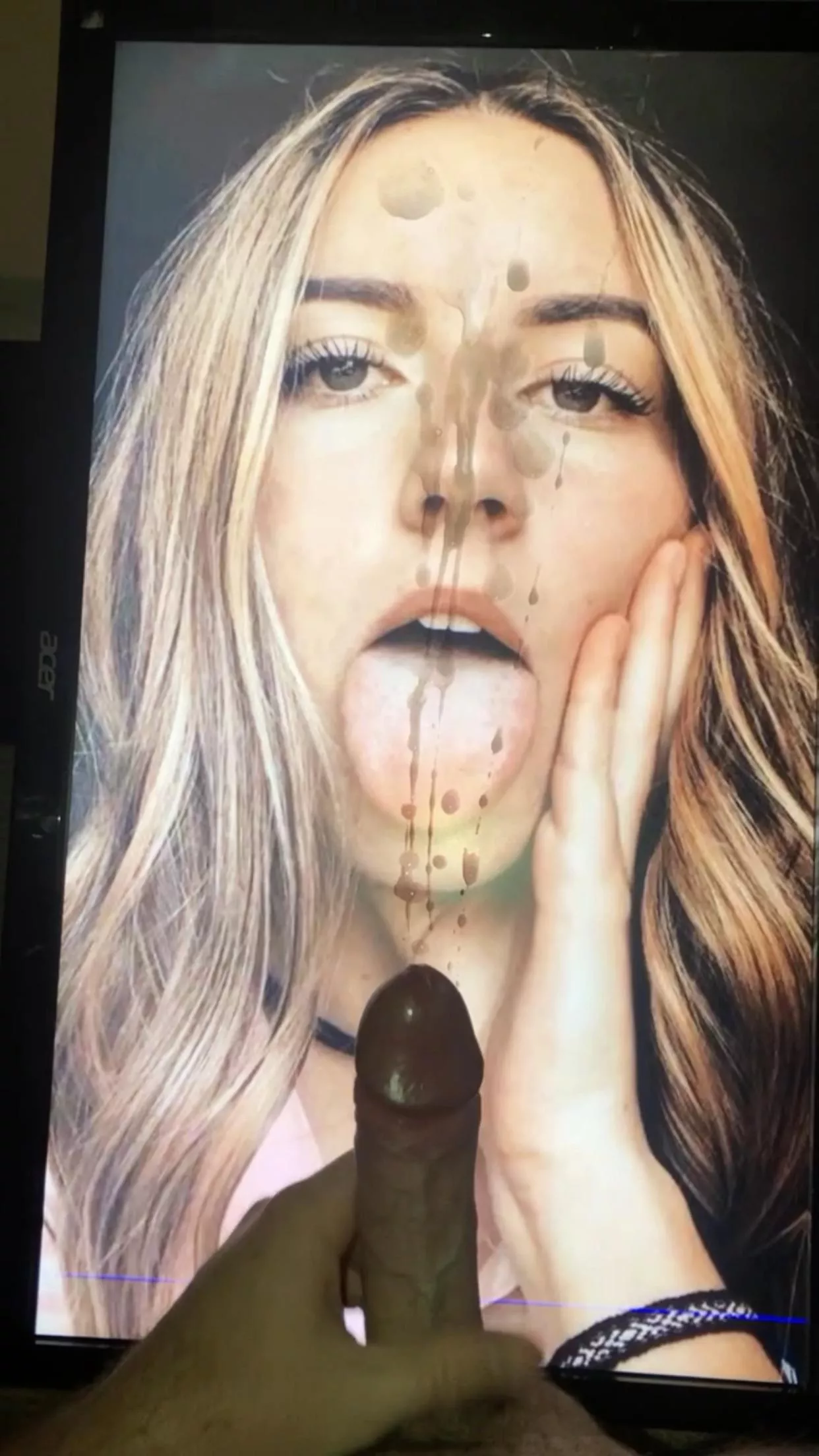 She got covered