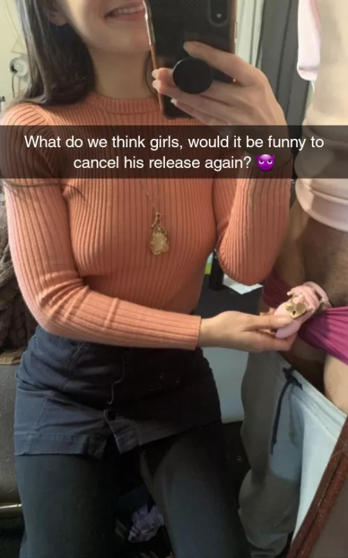 She has some very mean friends.