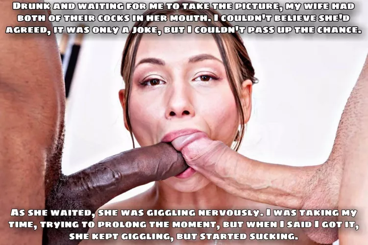 She kept giggling...