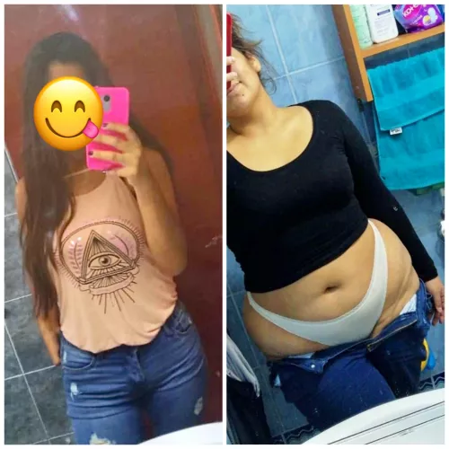 She turns fan of fast food lol