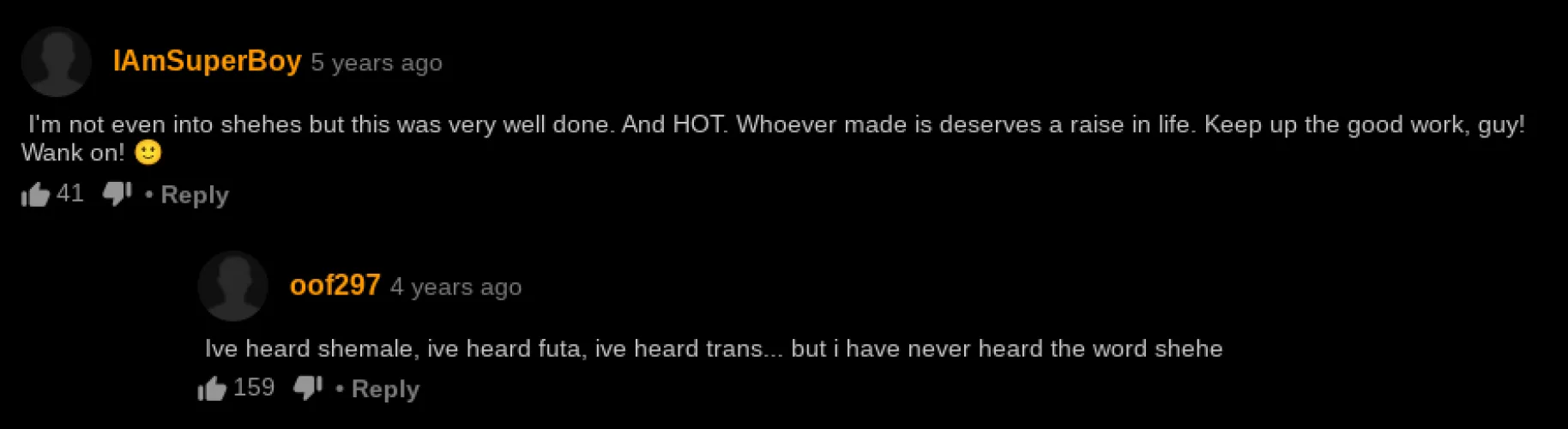 Shehes. Nothing else to say.