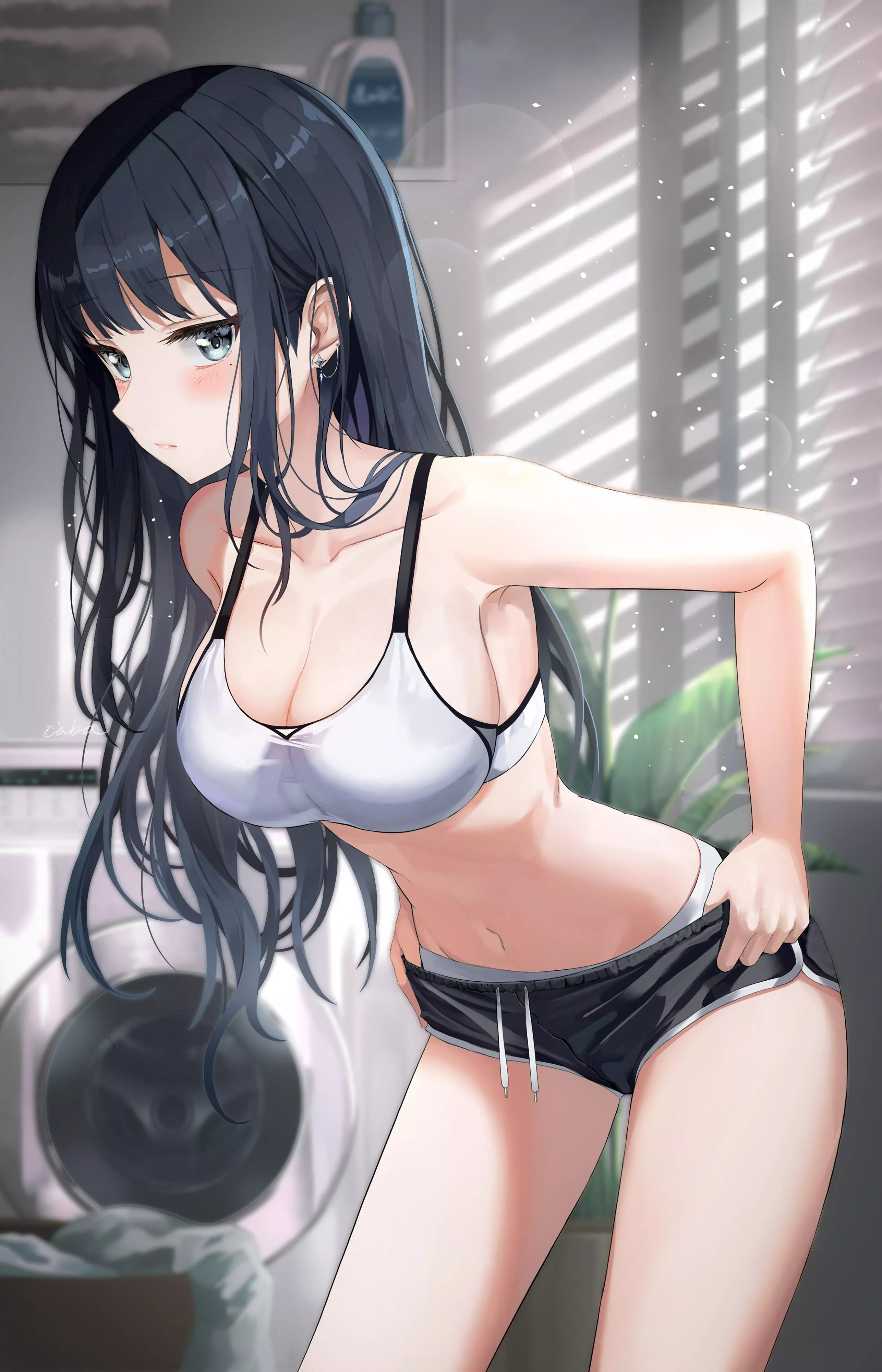 She’s about to be covered in cum