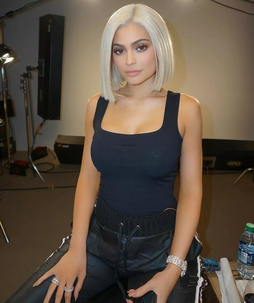Short blonde hair