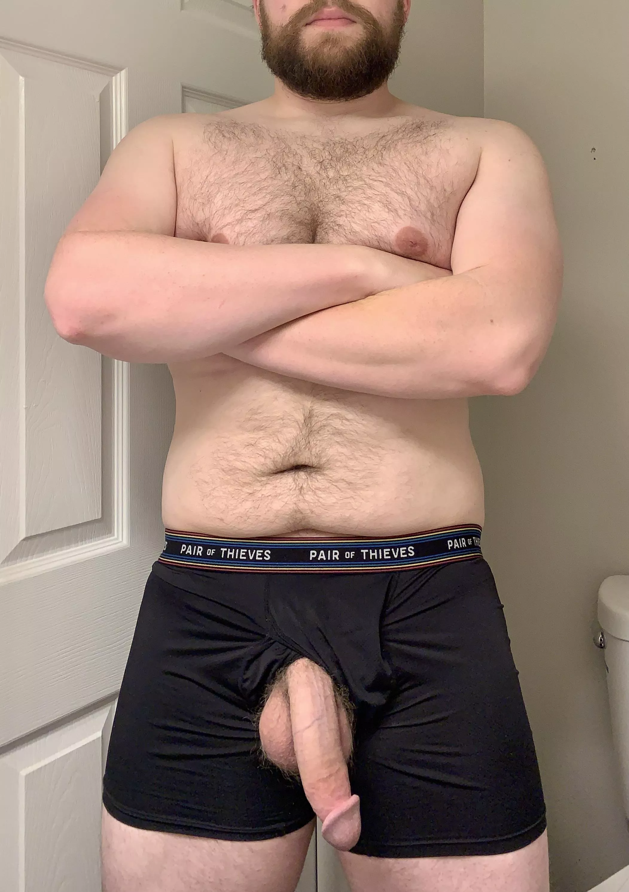 Should I get in shape or hope the dad bod gets back in style? 😂