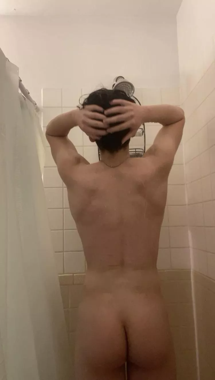 showering